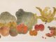 Ding Fuzhi, "近代 丁輔之 雜果圖 冊頁 (Fruit)," album leaf and ink and color on paper, 1945, Gift of Robert Hatfield Ellsworth, in memory of La Ferne Hatfield Ellsworth, 1986, The Metropolitan Museum of Art.