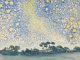 Henri-Edmond Cross, "Landscape with Stars," watercolor on white wove paper, ca. 1905-1908, Robert Lehman Collection, 1975, The Metropolitan Museum of Art.