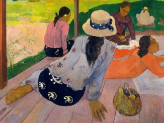 Paul Gauguin, "The Siesta," oil on canvas, ca. 1892-1894, The Walter H. and Leonore Annenberg Collection, Gift of Walter H. and Leonore Annenberg, 1993, Bequest of Walter H. Annenberg, 2002, The Metropolitan Museum of Art.