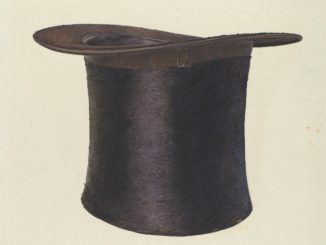 John Swlentochowski, "High Silk Hat," watercolor and graphite on paperboard, ca. 1935, National Gallery of Art.