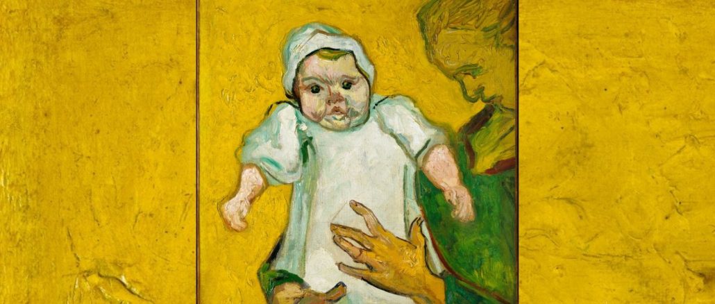 Vincent van Gogh, "Madame Roulin and Her Baby," oil on canvas, 1888. The Metropolitan Museum of Art.