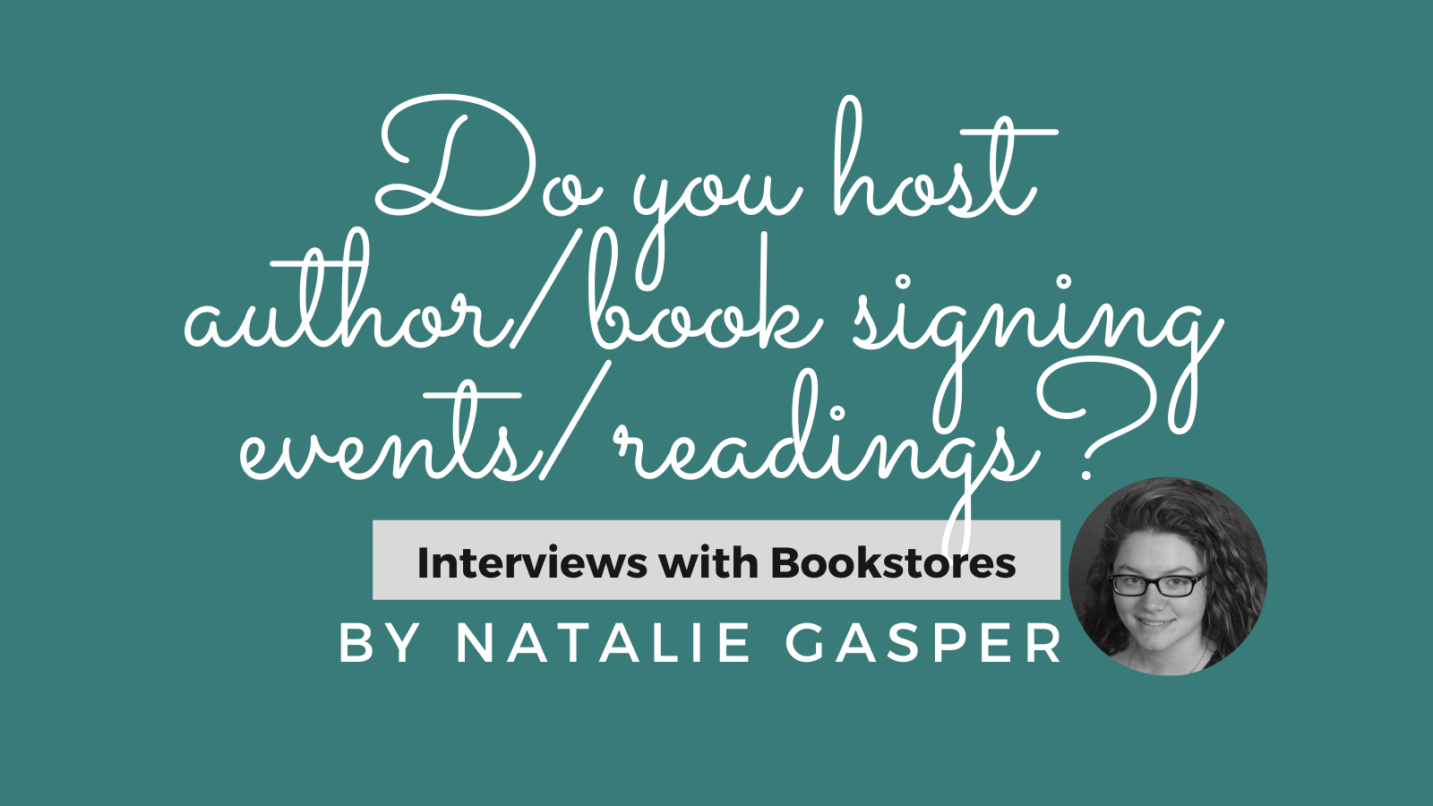 Do you host author/book signing events/readings? The Nasiona